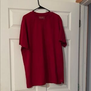Eddie Bauer Deep Red Short Sleeve Tee